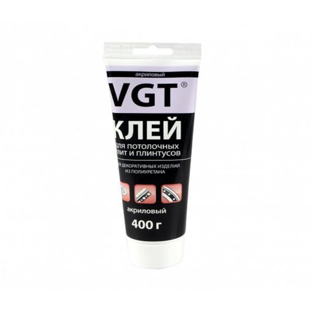 Клей для потолочных покрытий VGT 0.4 кг Клей для потолочных покрытий VGT 0.4 кг