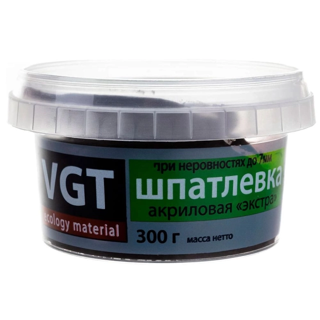 Шпатлевка VGT Экстра по дереву венге 0.3 кг Шпатлевка VGT Экстра по дереву венге 0.3 кг