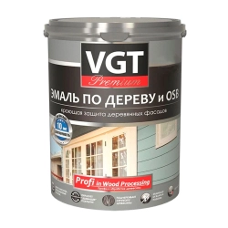 Эмаль VGT Профи ВД-АК-1179 по дереву шоколадная 1 кг
