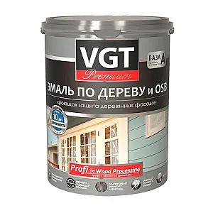 Эмаль VGT Профи ВД-АК-1179 по дереву супербелая 1 кг