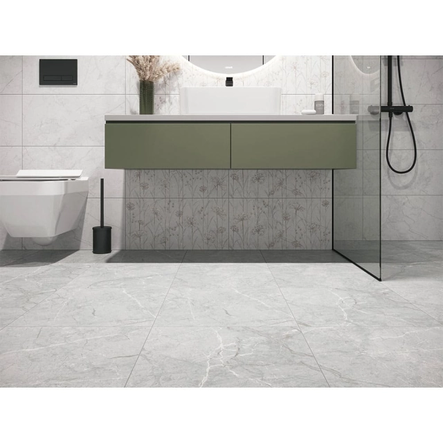 Плитка Cersanit Tenero 16947 декор 298*598 мм серая Плитка Cersanit Tenero 16947 декор 298*598 мм серая