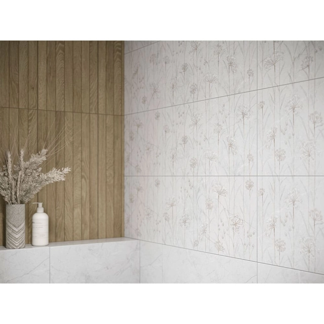 Плитка Cersanit Tenero 16947 декор 298*598 мм серая Плитка Cersanit Tenero 16947 декор 298*598 мм серая