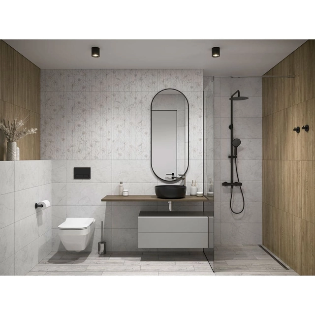 Плитка Cersanit Tenero 16947 декор 298*598 мм серая Плитка Cersanit Tenero 16947 декор 298*598 мм серая