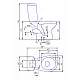 Унитаз-компакт Cersanit Mito Grey 031 S-KO-MIG031-ST-P-w