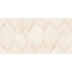 Плитка Cersanit Gentle 17101 декор лепестки 298*598 мм бежевая