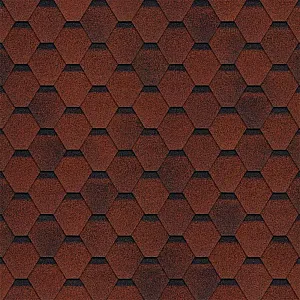 Гибкая черепица ТехноНиколь Финская Соната красный