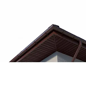 Софит ТехноНиколь Оптима частично перфорированный каштан