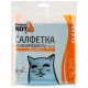 Салфетка для стекла Рыжий Кот M-05 310211 из микрофибры 30*30 см голубой Салфетка для стекла Рыжий Кот M-05 310211 из микрофибры 30*30 см голубой