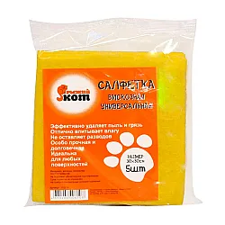 Салфетка Рыжий Кот 310216 вискозная универсальная 30*30 см 5 шт