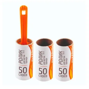 Набор для чистки одежды Рыжий кот LRS-50 092408 ролик и 2 запасных блока