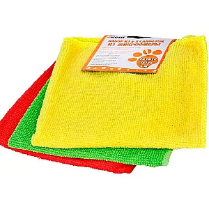 Набор салфеток Рыжий Кот MFS-02/3 310239 из микрофибры 30*30 см 3 шт