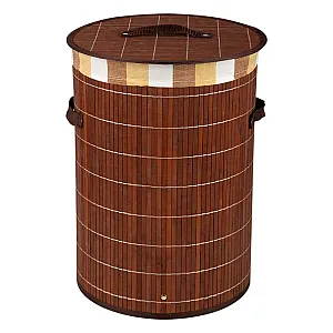 Корзина для белья Рыжий Кот BLB-01-D бамбук коричневый 46.8 л