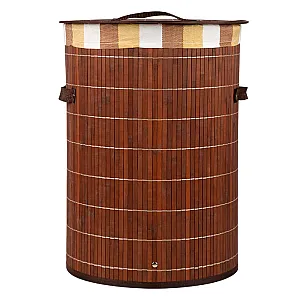 Корзина для белья Рыжий Кот BLB-01-D бамбук коричневый 46.8 л