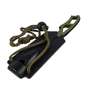 Нож туристический Ecos EX-SW-B01G со свистком в ножнах