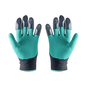 Перчатки садовые Park GG-8 из полиэстера с пластиковыми когтями