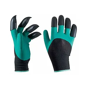 Перчатки садовые Park GG-8 из полиэстера с пластиковыми когтями