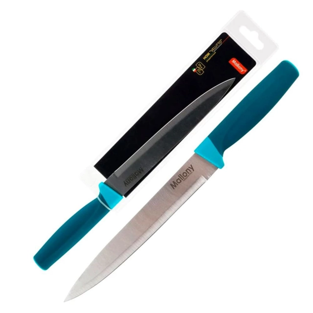 Нож Mallony Velutto MAL-02VEL 005525 с рукояткой софт-тач разделочный 20 см Нож Mallony Velutto MAL-02VEL 005525 с рукояткой софт-тач разделочный 20 см