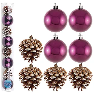 Набор подарочный Волшебная страна Шары и Шишки SYQB-0119237 005765 8 шт