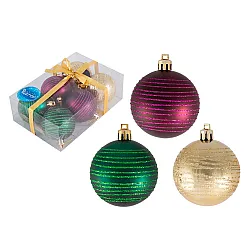 Набор шаров Волшебная страна Диско 007489 6 см 6 шт