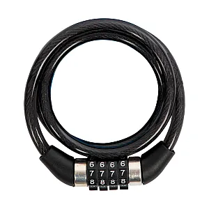 Замок велосипедный Park 288160 кодовый перекодируемый 8*1200 мм