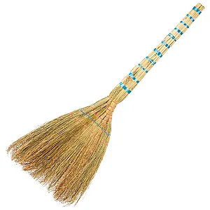 Веник Рыжий Кот сорго Корейский 106953 2х прошивной 6-ти лучевой