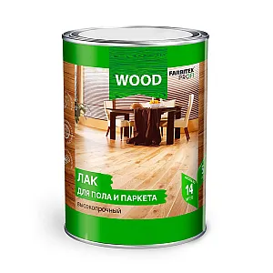 Лак Farbitex Profi Wood алкидный для пола и паркета 0.9 л
