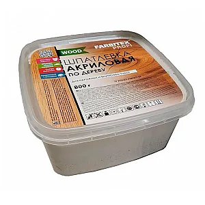 Шпатлевка акриловая Farbitex Profi Wood по дереву береза 0.8 кг