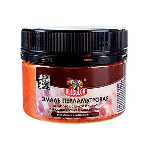 Эмаль перламутровая Olecolor универсальная бронза 0.1 кг