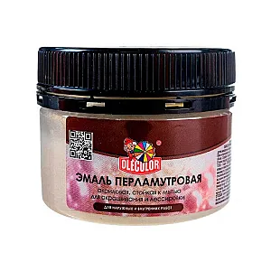 Эмаль перламутровая Olecolor универсальная золотой жемчуг 0.1 кг
