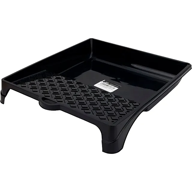 Ванночка для краски Петрович П138-330350 пластмассовая 330*350 мм черная