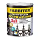 Грунт-эмаль Farbitex по ржавчине 3 в 1 шоколадный 1.8 кг