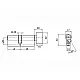 Цилиндровый механизм Palladium ZN 80 (35*45) C BK SN