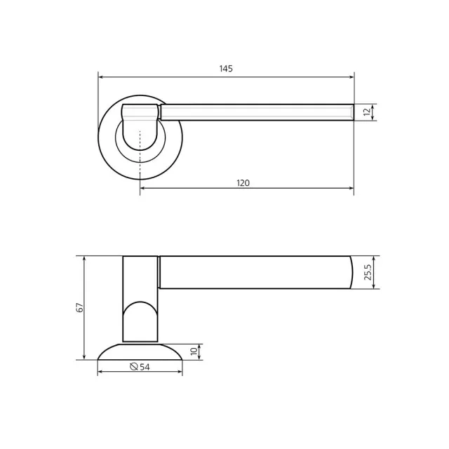 Комплект для двери Фабрика Замков FZ SET 49L 100 GF