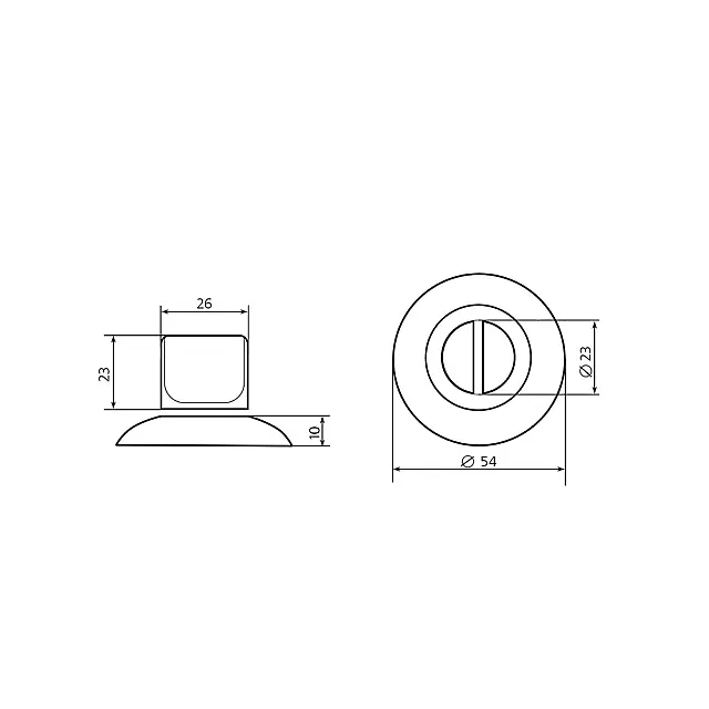 Комплект для двери Фабрика Замков FZ SET 49L 170 BK GF