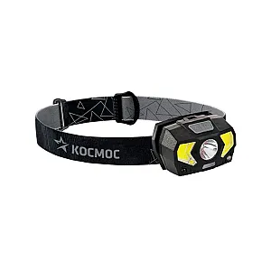 Фонарь налобный Космос KocHuntHelper5W 3Вт XPE Led 2*2Вт СОВ красный светодиод