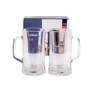 Набор кружек для пива Luminarc Время дегустаций. Пивная кружка O0386 стеклянных 330 мл 2 шт