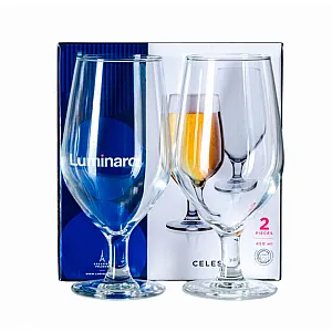 Набор бокалов для пива Luminarc Селест O0599 стеклянных 450 мл 2 шт