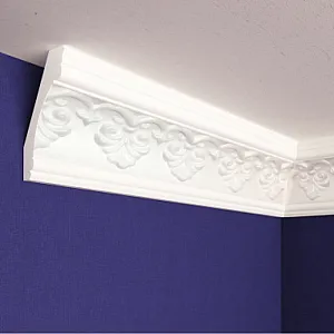 Плинтус потолочный Солид С116/70 белый 32*58*2000 мм