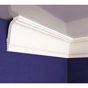 Плинтус потолочный Солид С34/67 белый 40*67*2000 мм