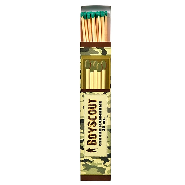 Спички Boyscout Каминные 61030 205 мм 20 шт Спички Boyscout Каминные 61030 205 мм 20 шт