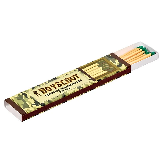 Спички Boyscout Каминные 61030 205 мм 20 шт Спички Boyscout Каминные 61030 205 мм 20 шт