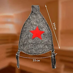 Шапка для бани Hot Pot Буденовка 42002 из войлока