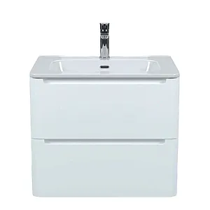 Тумба подвесная Iddis Edifice с умывальником белая 60 см