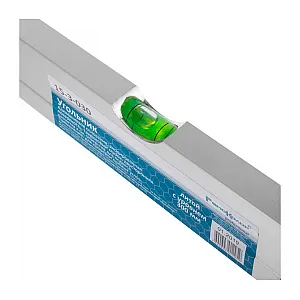 Угольник Remocolor 15-3-035 алюминиевый литой с уровнем 1 акриловый глазок двусторонняя разметка 350 мм