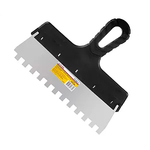 Шпатель Remocolor Мастер 12-9-250 фасадный зубчатый нержавеющая сталь 250 мм зуб 10*10 мм