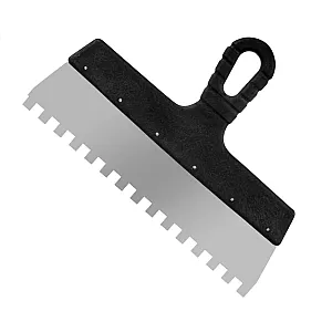 Шпатель Remocolor Мастер 12-9-300 фасадный зубчатый нержавеющая сталь 300 мм зуб 10*10 мм