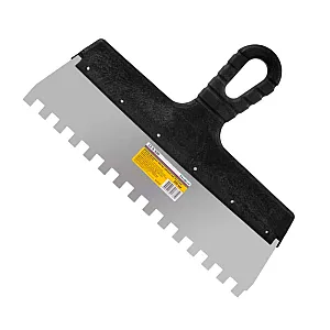 Шпатель Remocolor Мастер 12-9-300 фасадный зубчатый нержавеющая сталь 300 мм зуб 10*10 мм