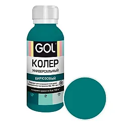 Паста колеровочная Palizh Gol №58 универсальная бирюзовый 0.1 л