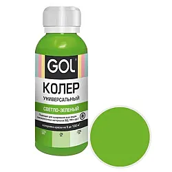 Паста колеровочная Palizh Gol №59 универсальная светло-зеленый 0.1 л