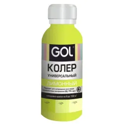 Паста колеровочная Palizh Gol №79 универсальная лимонный 0.1 л